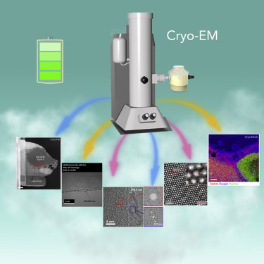 用于电池特性和诊断的低温电子显微镜
