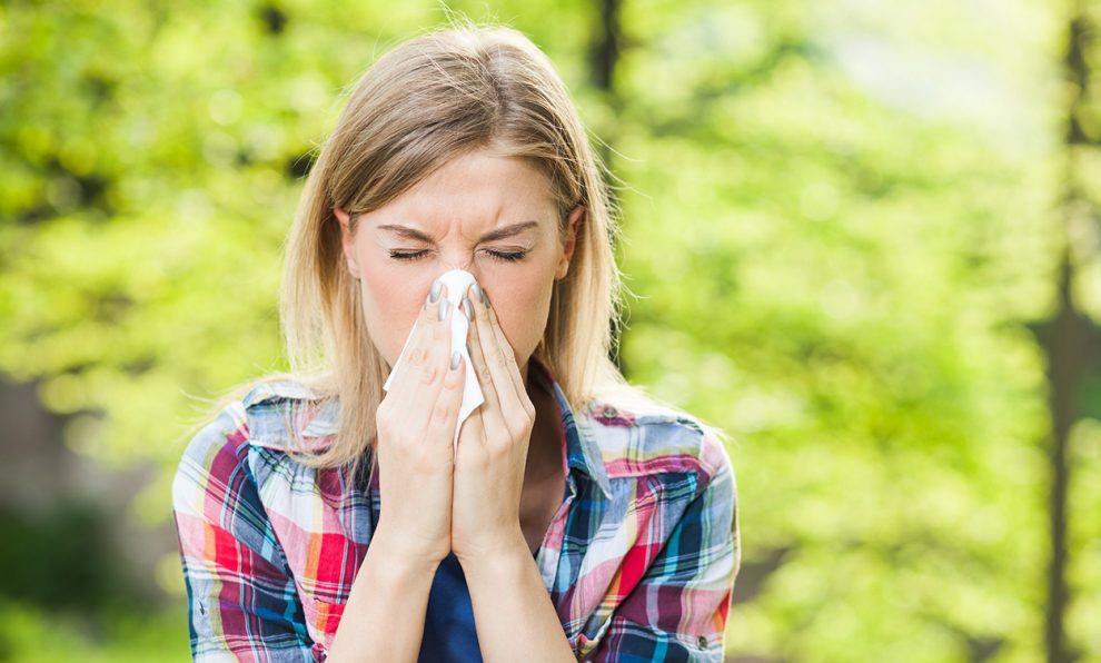 过敏性鼻炎是最常见的过敏类型