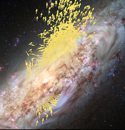 100亿年前银河系以一个较小的星系为食