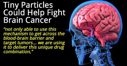 微小颗粒携带肿瘤将药物收缩至大脑