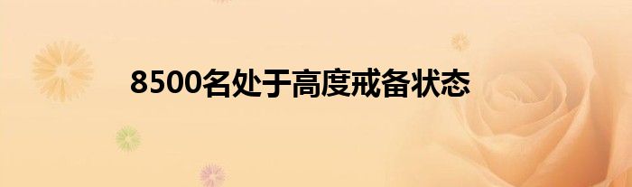 8500名处于高度戒备状态