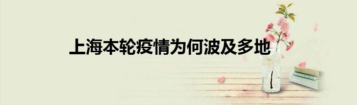 上海本轮疫情为何波及多地