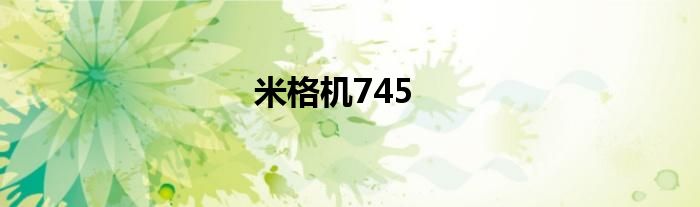 米格机745