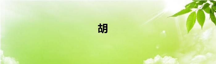 胡