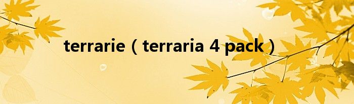 terrarie（terraria 4 pack）