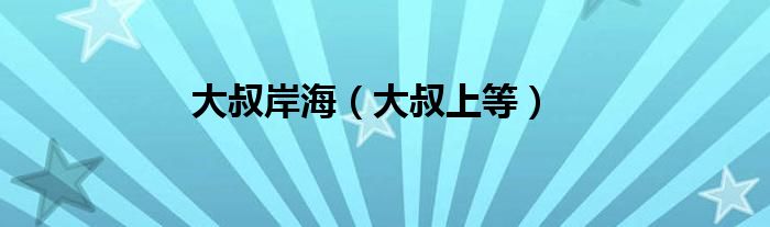 大叔岸海(大叔上等)