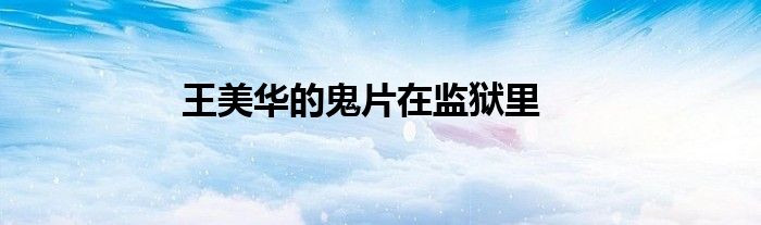 王美华的鬼片在监狱里