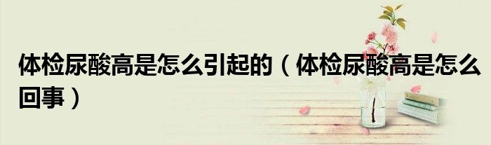 体检尿酸高是怎么引起的（体检尿酸高是怎么回事）