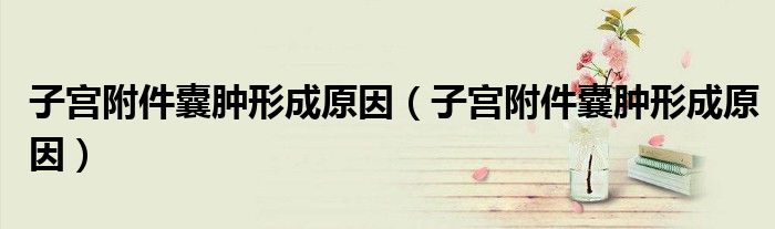 子宫附件囊肿形成原因（子宫附件囊肿形成原因）