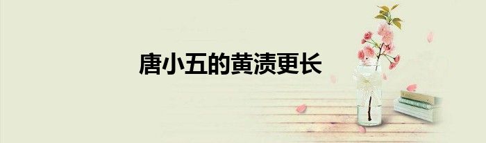 唐小五的黄渍更长