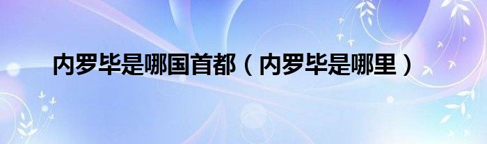 内罗毕是哪国首都（内罗毕是哪里）
