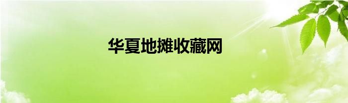 华夏地摊收藏网