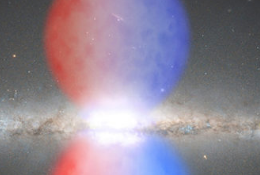首次在可见光下看到银河系的巨大气泡