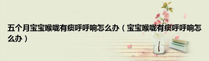 五个月宝宝喉咙有痰呼呼响怎么办（宝宝喉咙有痰呼呼响怎么办）
