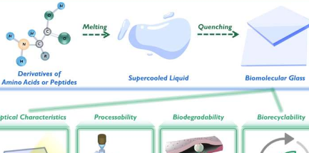 研究人员开发出可生物降解可生物回收的玻璃