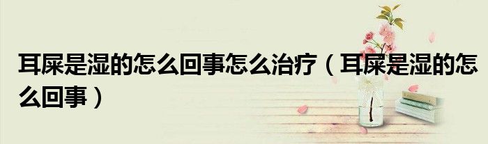 耳屎是湿的怎么回事怎么治疗（耳屎是湿的怎么回事）