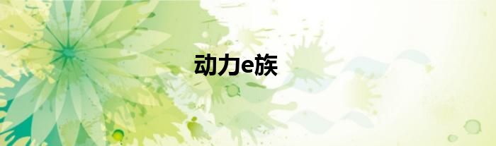 动力e族