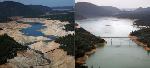 尽管加利福尼亚长期干旱 但数万亿加仑的雨水浪费地流入大海